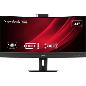 Viewsonic VG3457CV LED display 86,4 cm (34") 3440 x 1440 Pixels UltraWide Quad HD Zwart