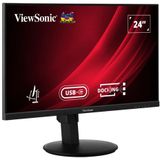Viewsonic - VG2409U-2 Computer Monitor - Zwart - 60,5 cm (23.8") - Full HD