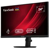 Viewsonic - VG2409U-2 Computer Monitor - Zwart - 60,5 cm (23.8") - Full HD