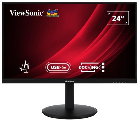 Viewsonic - VG2409U-2 Computer Monitor - Zwart - 60,5 cm (23.8") - Full HD