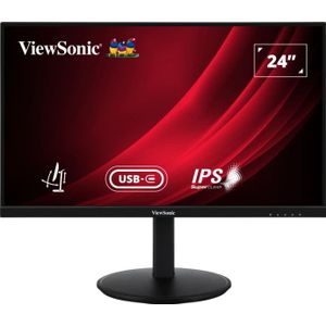 ViewSonic - VG2409-MHDU-2 Ledmonitor - 24" FHD - USB 3.2 Hub - HDMI - DisplayPort