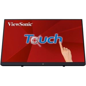 ViewSonic - TD2230 - Computer Monitor - Zwart - 54,6 cm (21,5 inch) - Full HD - Touchscreen