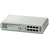 Allied Telesis AT-GS910/8-50 Unmanaged Gigabit Ethernet (10/100/1000) Grijs