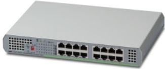 Allied Telesis AT-GS910/16-50 Unmanaged Gigabit Ethernet (10/100/1000) Grijs
