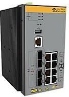 AT-IE340-12GP-80 | 8 x 10/100/1000T PoE, 4x 100/1000X SFP, -40°C to 75°C, DIN Rail, DC external PSU Not Included