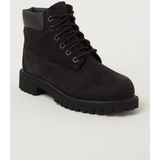 Timberlandunisex voor kinderen. TB0128070011 6 Inch Premium Leren Laarsjes zwart (21), Leer, Plat, Veters, Casual, kinderkleding