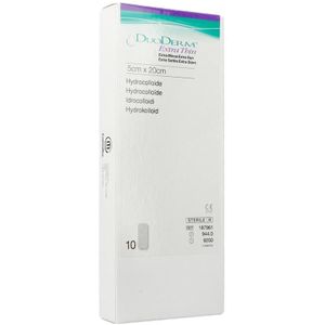 DuoDERM - Extra Dun - Gaaskompressen - 5x20 cm - 10 Stuks