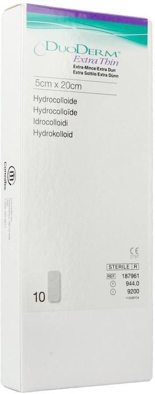 DuoDERM - Extra Dun - Gaaskompressen - 5x20 cm - 10 Stuks