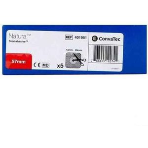 Natura - Stomahesive - Huidplaat - 57 mm - Uitknipbaar - 5 stuks