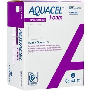 Aquacel - Foam Verband - 5x5cm - Steriel - Antibacterieel