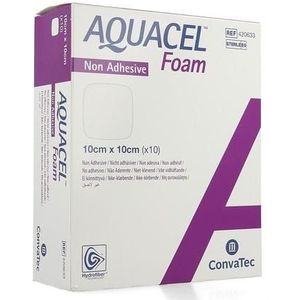 Aquacel Foam Non Adhesief 10X10Cm 10