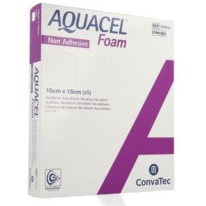 Aquacel - Foam - Non Adhesief - 15x15 cm - 5 stuks