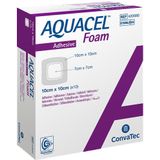 Aquacel Foam adhesief schuimverband 10 stuks