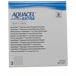 Aquacel Extra 15x15cm 3 stuks