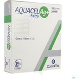 Aquacel Ag+ Extra - Gaaskompressen - 10 x 10 cm
