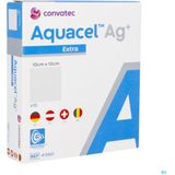 Aquacel Ag+ Extra - Gaaskompressen - 10 x 10 cm