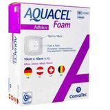 Convatec - Aquacel Schuimverb Adh Hydrofiber - 10,0 x 10,0 cm - 10 stuks