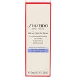 Shiseido Vital Perfection Uplifting and Firming Eyecream - 15 ml - oogcrème