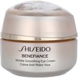 Shiseido Benefiance Wrinkle Smoothing Eye Cream Voedende Oogcrème voor Rimpelvermindering 15 ml