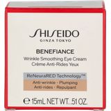 Shiseido Benefiance Wrinkle Smoothing Eye Cream Voedende Oogcrème voor Rimpelvermindering 15 ml