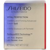 Shiseido - Uplifting and Firming Advanced Cream - Gezichtscrème - Vederlicht - Zijdezacht