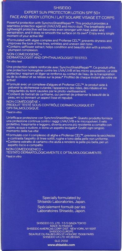 Shiseido Expert Sun Protector Lotion SPF50+ 300ml