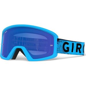 GIRO bril BLOK MTB blauw hypnotic (Szyba blauw Lustrzana COBALT blauw S3 0,8-18% + Szyba Przeźroczysta S0 99%)