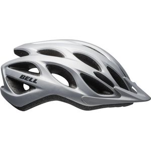 Bell Tracker fietshelm heren mat zilver L