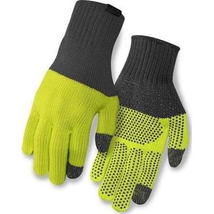 Giro Merino Wool fietshandschoenen geel/zwart Maat L/XL