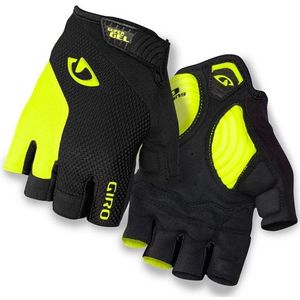 Giro Unisex – volwassenen STRADE DURE SUPERGEL fietshandschoenen, zwart/highlight geel, M