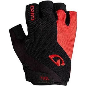 Giro Strade Dure Supergel Fietshandschoenen, uniseks, voor volwassenen, uniseks, 230068-016, zwart/helder rood, S