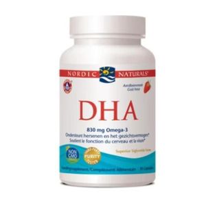 Nordic Natural DHA aardbei Softgel 90 stuks