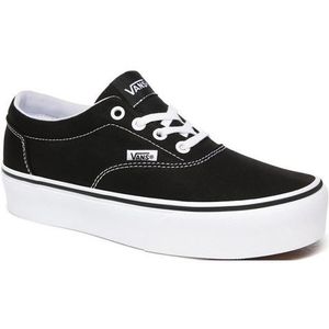 Vans Women Doheny Platform Canvas Black White-Schoenmaat 39