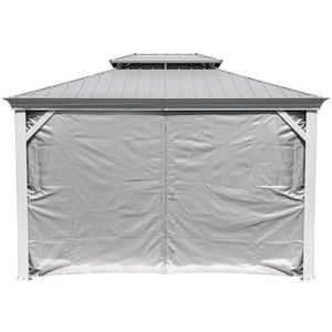 Sojag Vorhänge Seitenteile für Pavillon Messina 10x12 Taupe