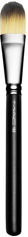 MAC - 190 Foundation Brush - Make-up Kwast - Zwart - Synthetisch