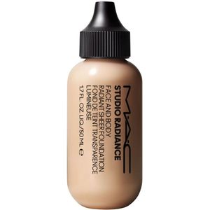 MAC Cosmetics Studio Radiance Face and Body Radiant Sheer Foundation Lichte make-up voor gezicht en lichaam Tint N0 50 ml