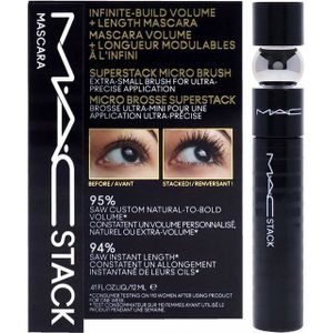 MAC - M·A·C Stack Micro Mascara 12 ml BLACK STACK