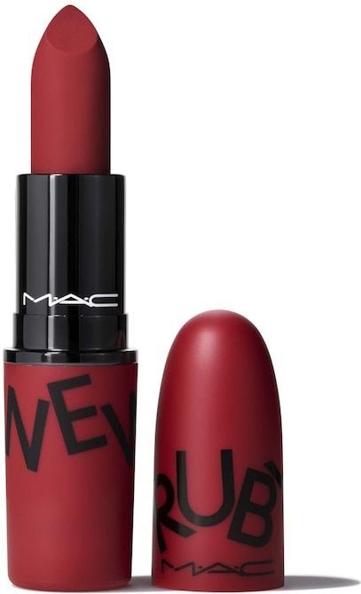MAC Powder Kiss Lipstick 3g-  935 Ruby New Lipstick