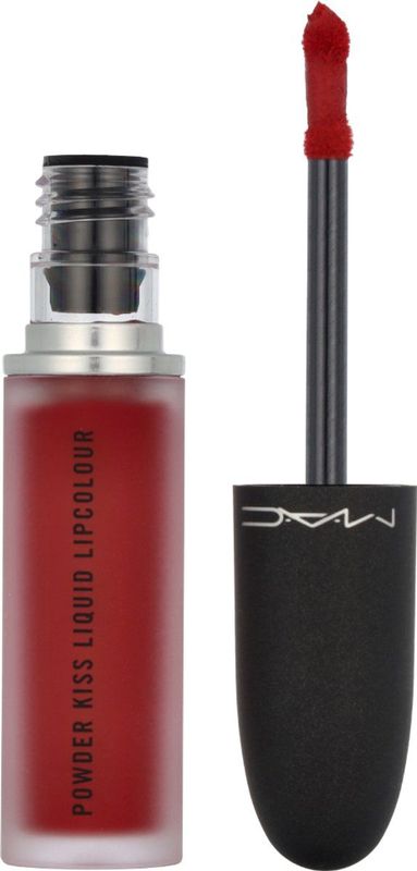 MAC Powder Kiss Liquid Lipcolour - 975 Ruby Woo