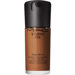 MAC Cosmetics Studio Fix Fluid SPF 15 24HR Matte Foundation + Oil Control Matterende Make-up SPF 15 Tint NC58 30 ml