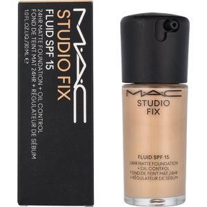 MAC Studio Fix Fluid Breedspectrum SPF15 Foundation 30 ml (Verschillende Tinten) - NC17