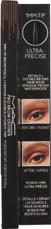 MAC Pro Brow Definer 1 Tip Brow Penci Hour Waterproof