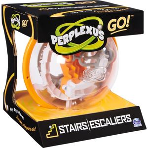 PERPLEXUS - PERPLEXUS GO! - Rookie 3D-labyrint met 35 uitdagingen - actie- en reflexspel - 6059581 - willekeurig model - speelgoed voor kinderen vanaf 8 jaar