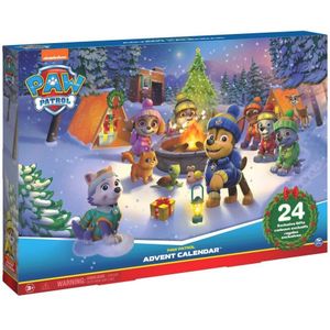 PAW Patrol - Adventskalender met 24 verrassingen zoals figuren accessoires en speelgoed voor kinderen