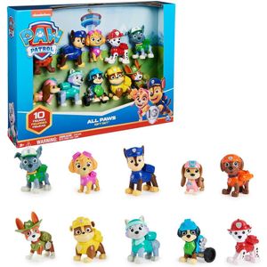 PAW Patrol Gift Pack - 10 Figuren - Verzamel je Favoriete Pups