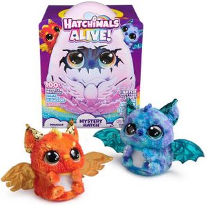 Hatchimals Alive - Mystery Hatch Draggle - Interactief verrassingsspeelgoed in een ei met mist, lichtjes en geluiden