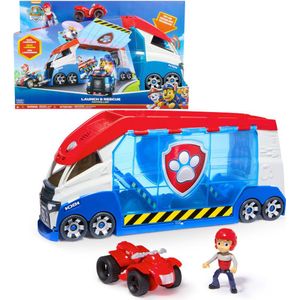 PAW Patrol - Transformerende PAW Patroller met voertuigwerpers lichten en geluiden Ryder-actiefiguur en ATV-speelgoedauto