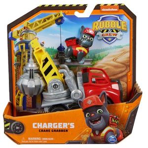 Rubble & Crew - Charger’s Kraanwagen met speelfiguur en beweegbare onderdelen - PAW Patrol speelgoed