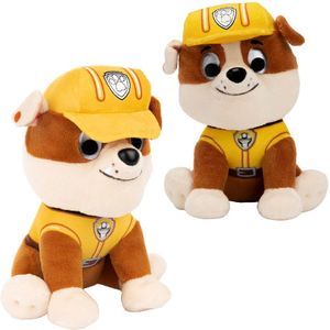 Gund Paw Patrol Knuffeldier, Rubble, pluche, 15 cm