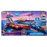 PAW Patrol The Mighty Movie - Vliegdekschip Hoofdkwartier met Chase-actiefiguur en Mighty Pups-voertuig